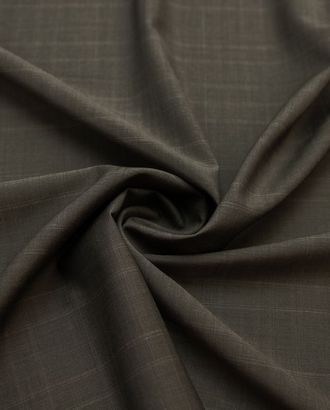 Шерстяная костюмная ткань в тончайшую клетку, цвет серый арт. ГТ-8173-1-ГТ-17-10025-4-29-1