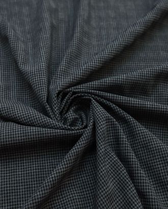 Шерстяная костюмная ткань в клетку, цвет черно-серый арт. ГТ-8201-1-ГТ-17-10056-4-21-1