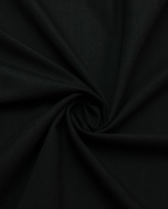 Двухсторонняя костюмная ткань в широкую елочку, цвет черный арт. ГТ-8233-1-ГТ-17-10095-15-38-1