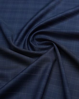 Костюмная ткань в тонкую клетку, цвет сине-голубой арт. ГТ-5453-1-ГТ-17-7194-4-21-1 Костюмная ткань в тонкую клетку, цвет сине-голубой арт. ГТ-5453-1-ГТ-17-7194-4-21-1