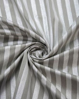 Двухсторонняя костюмная ткань  в вертикальную полоску, цвет серебристо-серый арт. ГТ-6905-1-ГТ-17-8740-3-29-1