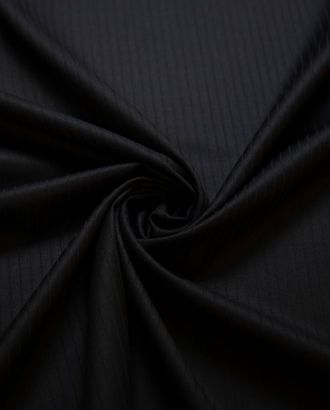 Костюмная  ткань в полоску, цвет черно-синий арт. ГТ-6963-1-ГТ-17-8811-3-30-1