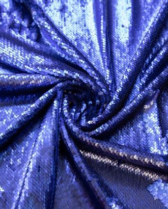 Ткань плательная с пайетками-перевертышами, синего цвета арт. ГТ-6908-1-ГТ-25-8744-1-30-1