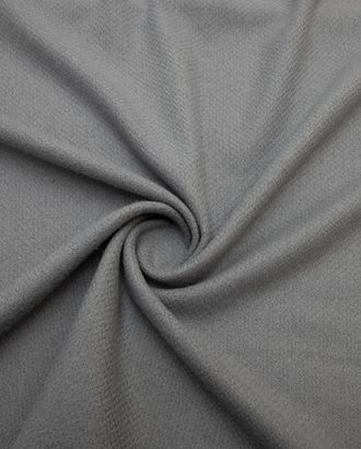 Двухсторонняя пальтовая ткань с вязанной фактурой, цвет серый арт. ГТ-8645-1-ГТ-26-10410-1-29-1