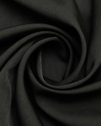 Плательная-блузочная ткань однотонная, цвет черный арт. ГТ-8788-1-ГТ-28-10687-1-38-1
