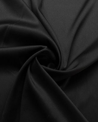 Двухсторонняя плательная ткань Кади,  черного цвета арт. ГТ-7481-1-ГТ-28-9377-1-38-1