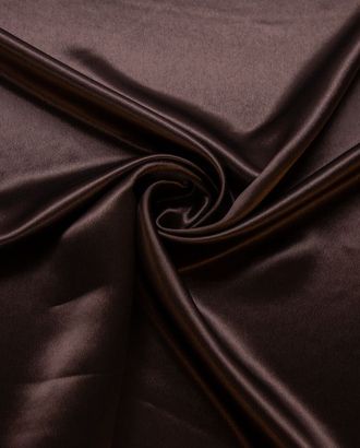 Плательно-блузочная ткань атласная, цвет шоколадный арт. ГТ-7636-1-ГТ-28-9504-1-14-1