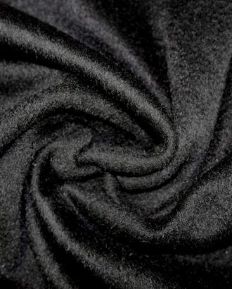 Купить Однотонные Ткань пальтовая черная с блеском арт. ГТ-1122-1-ГТ0028409 оптом в Усть-Каменогорске