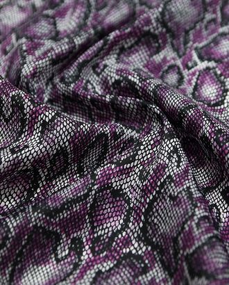 Купить Ткани для пошива сумок Ткань плащевая, фиолетово-черный змеиный принт арт. ГТ-1134-1-ГТ0028428 оптом в Гомеле