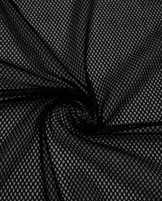 Сетка хлопковая со средней ячейкой, цвет черный арт. ГТ-8636-1-ГТ-33-10520-1-38-3