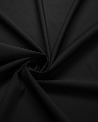 Классическая сорочечная ткань однотонная, цвет черный арт. ГТ-7034-1-ГТ-34-8935-1-38-1
