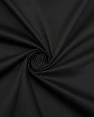 Костюмно-плательный хлопок однотонный, цвет черный арт. ГТ-8569-1-ГТ-38-10461-1-38-1
