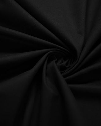 Костюмно-плательный хлопок однотонный, цвет черный матовый арт. ГТ-7200-1-ГТ-38-8961-1-38-1