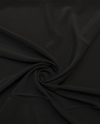 Креп шелковый блузочно-плательный, цвет черный арт. ГТ-8347-1-ГТ-39-10209-1-38-1