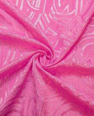 Блузочно-плательный шелк жатый с  орнаментом, цвет розовый арт. ГТ-7712-1-ГТ-39-9337-8-26-1