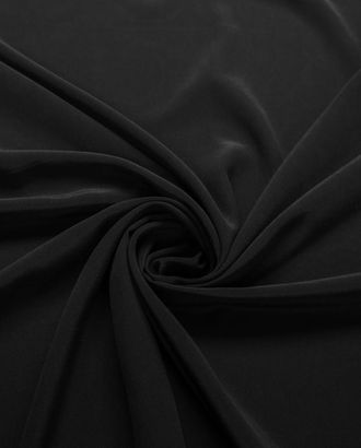 Креповый шелк, цвет черный арт. ГТ-7763-1-ГТ-39-9600-1-38-1