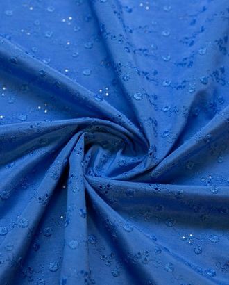 Воздушное шитье с рисунком "зигзаги", цвет синий арт. ГТ-7424-1-ГТ-41-9094-8-30-3