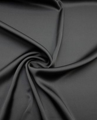 Блузочно-плательная ткань с атласным блеском, цвет графитовый арт. ГТ-8483-1-ГТ-5-10387-1-29-1
