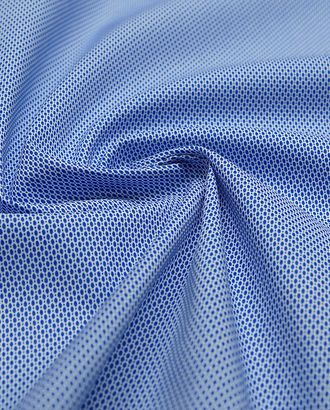 Купить Блузочная европейская Прекрасная рубашечная ткань с мелким принтом в синем цвете арт. ГТ-4152-1-ГТ0000890 оптом в Усть-Каменогорске