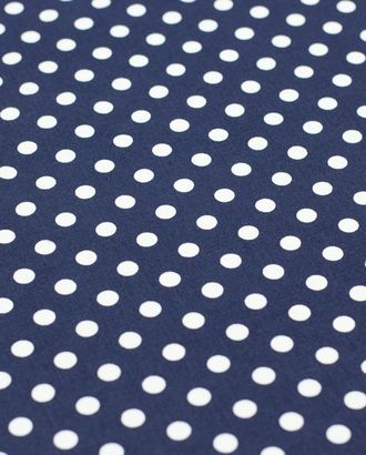 Купить Европейские ткани Для юбок плотностью 150 г/м2 Хлопок с небольшими горошинами на темно-синем фоне арт. ГТ-4464-1-ГТ-38-5962-9-30-1 оптом в Павлодаре