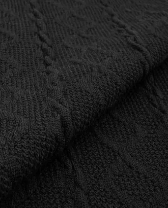 Купить Одежные ткани черного цвета 25 метров Трикотаж жаккард арт. ТДЖ-317-1-22161.006 оптом в Казахстане