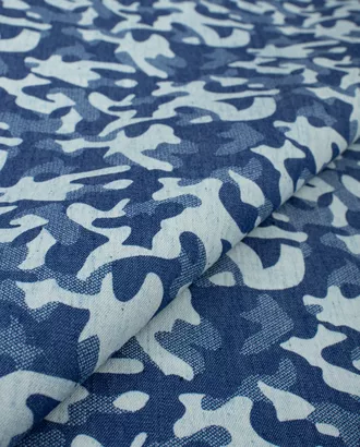 Купить Одежные ткани оттенок сине-голубой Джинс набивной арт. ДЖП-183-1-21526.007 оптом в Казахстане