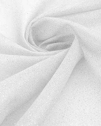 Купить Ткань для мусульманской одежды белого цвета из Китая Легкий трикотаж с блестящим напылением арт. ТЛ-150-1-22597.001 оптом в Казахстане