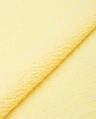 Купить Ткани для нарядных платьев цвет желтый Жаккардовый креп "Бабл" арт. КРО-145-7-22046.007 оптом в Казахстане
