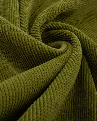 Купить Одежные ткани зеленого цвета 30 метров Вельвет на трикотажной основе арт. ВВ-31-5-22286.005 оптом в Казахстане
