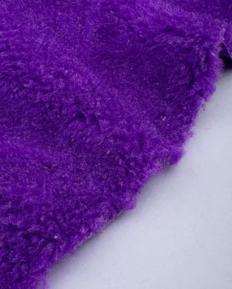 Купить Ткань для аксессуаров цвет фиолетовый Шерстяной мех арт. МХ-40-27-20554.026 оптом в Казахстане