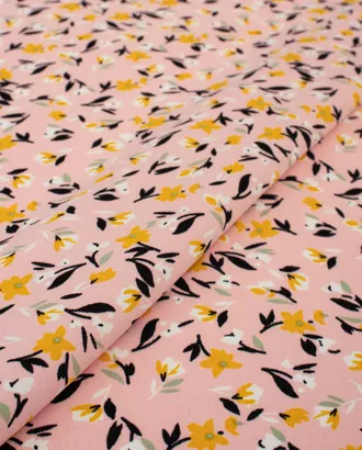 Купить Ткань принтованные оттенок пудрово-розовый Плательная PokaPrint арт. ПЛ-179-3-21828.025 оптом в Казахстане