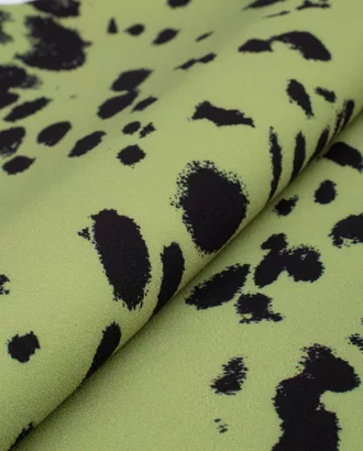 Купить Ткань костюмные оттенок оливковый "Ницца" принт арт. К-23-1-20158.059 оптом в Казахстане