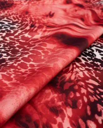 Купить Ткань принтованные оттенок красный Плательная стрейч принт арт. ПЛ-311-1-22551.002 оптом в Казахстане