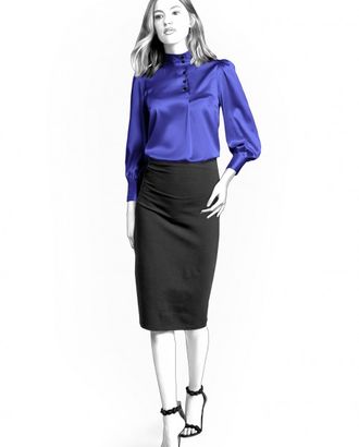 Выкройка: блуза с декоративной планкой арт. ВКК-3289-1-ЛК0002064