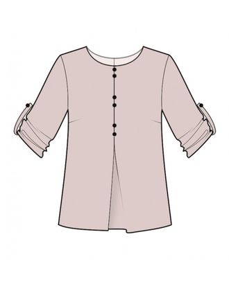 Выкройка: шелковая блузка арт. ВКК-3448-1-ЛК0002067