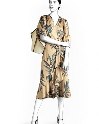 Выкройка: платье с оборкой арт. ВКК-3560-1-ЛК0002158