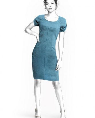 Выкройка: платье с горизонтальной вытачкой арт. ВКК-3326-1-ЛК0002198
