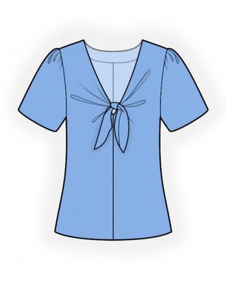 Купить Конструктор выкроек Выкройка: блузка с завязкой на груди арт. ВКК-3607-1-ЛК0002359 оптом в Череповце
