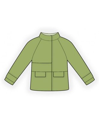 Выкройка: куртка с кокеткой арт. ВКК-3858-1-ЛК0002388