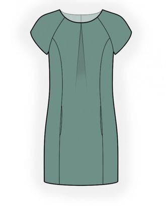 Выкройка: платье со складкой на груди арт. ВКК-3350-1-ЛК0004627