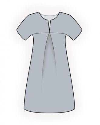 Выкройка: платье со складкой арт. ВКК-3780-1-ЛК0004827