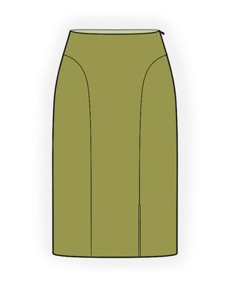 Выкройка: юбка на обтачке арт. ВКК-3548-1-ЛК0004844