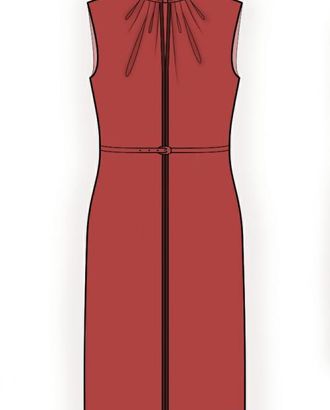 Выкройка: платье в стиле шанель арт. ВКК-1398-1-ЛК0004313