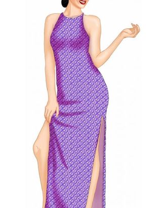 Выкройка: платье с американской проймой арт. ВКК-1881-1-ЛК0005518