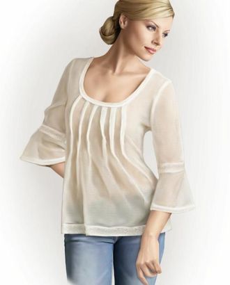 Выкройка: блузка с защипами арт. ВКК-488-1-ЛК0005764