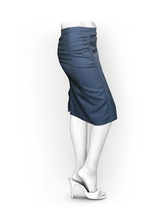 Выкройка: юбка со сборкой арт. ВКК-968-1-ЛК0005875
