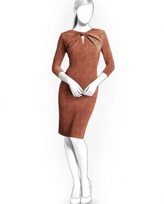 Выкройка: платье с узлом арт. ВКК-1713-1-ЛК0005946