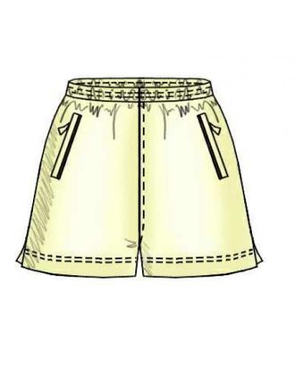 Выкройка мужских шорт из трикотажа размеры 46-54.