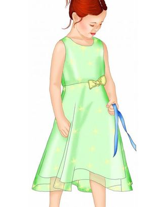 Выкройка: платье с рельефами арт. ВКК-1761-1-ЛК0007087