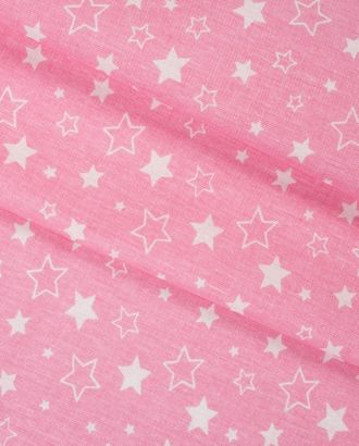 Купить Ткань для детского постельного Бязь "Звездное небо" розовый арт. ЛГБХ-40-1-ЛГБХ0002496 оптом в Бресте